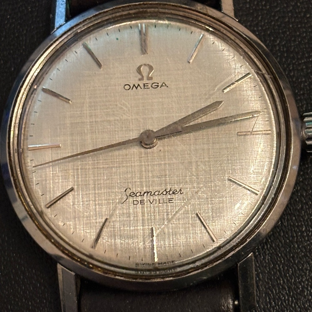 Vintage Omega Seamaster Manual Wind Silver Dial Swiss Watch – 1960s